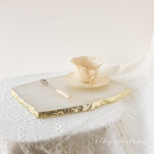 quartz cheese board crystal platter
